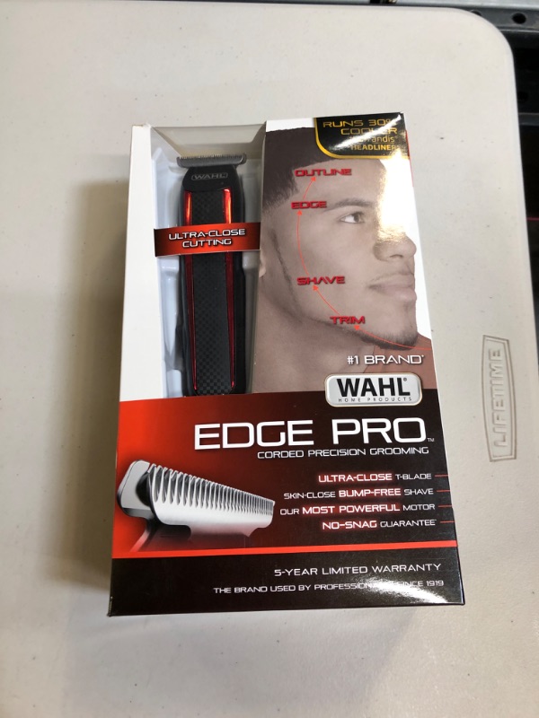 Photo 2 of 
Wahl Edge Pro Men's Corded T-Blade Groomer for Bump Free Grooming Trimming & Shaving - 9686-300

