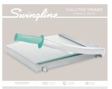 Photo 1 of Swingline Guillotine Paper Trimmer - Gray/Teal

