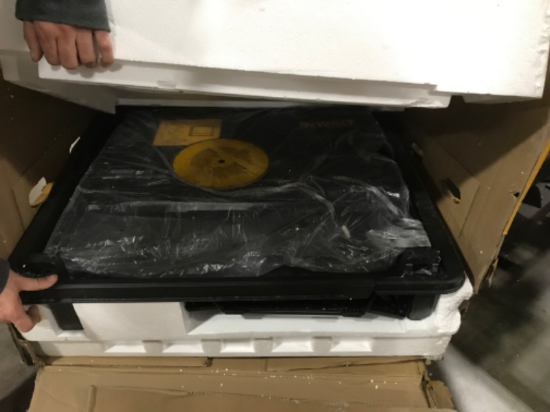 Photo 1 of "DeWALT D36000S 10" Professional Heavy Duty Wet Tile Saw Attachment W/ Stand"
