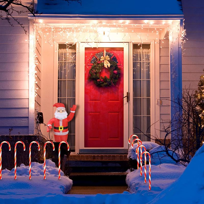 Photo 1 of 10 Count Candy/Cane Path Lights indoor/outdoor use. 