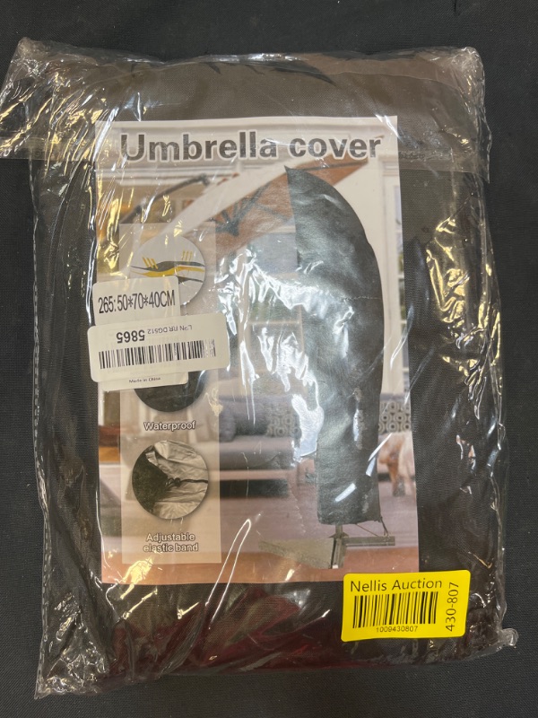 Photo 1 of BLACK UMBRELLA COVER