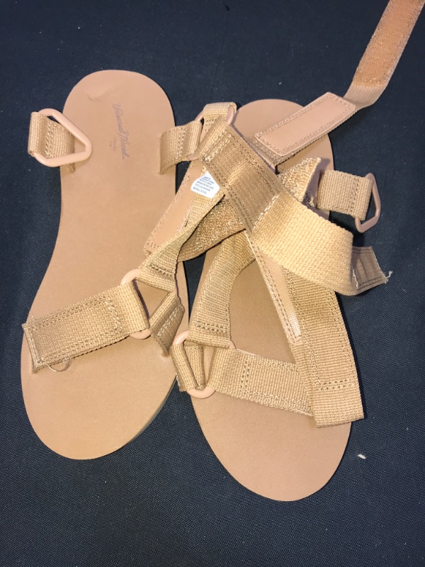 Photo 1 of BROWN STRAP SANDALS , SIZE 6