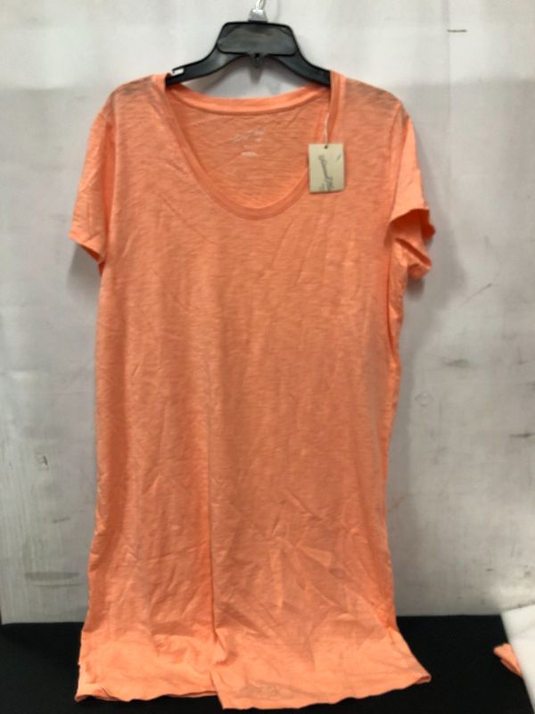 Photo 2 of 
Women's Short Sleeve T-Shirt Dress - Universal Thread™ orange size L
