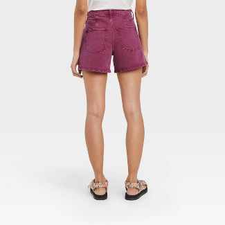 Photo 1 of 

Women's High-Rise A-Line Midi Jean Shorts - Universal Thread™  size 8
