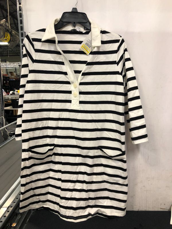 Photo 3 of 
The Nines by HATCH™ 3/4 Sleeve Polo Maternity Dress size XS