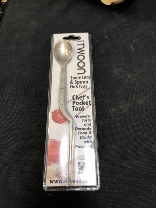 Photo 1 of  Itwoon Culinary Tweezers & Spoon Stainless Steel 6.8'' Long Kitchen Tools