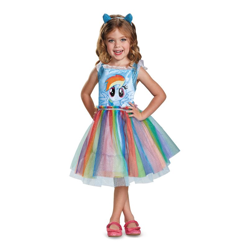 Photo 1 of Disguise Rainbow Dash Girl S Halloween Fancy-Dress Costume for Toddler 3T-4T
