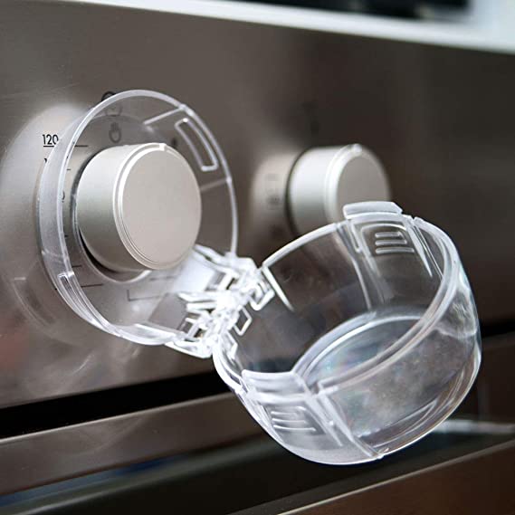 Photo 1 of 6 PCS CLEAR CHILDPROOF STOVE GAS KNOB COVER