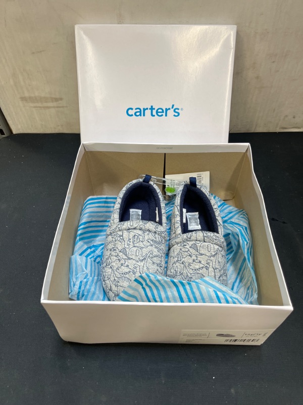Photo 1 of Carter's Boys TRUE Slipper, Grey, XX-Large Little Kid US
