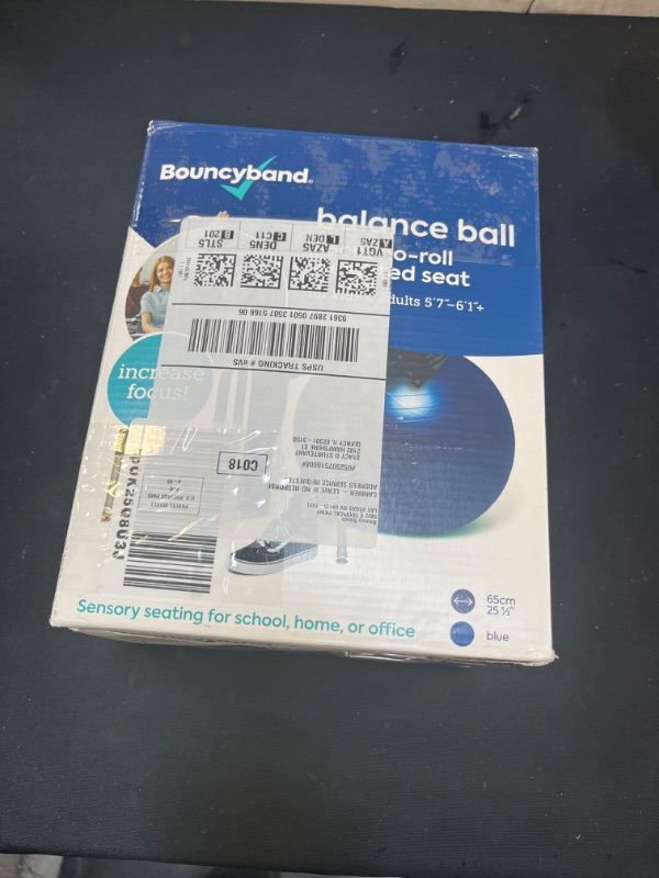 Photo 2 of Bouncyband Balance Ball 65cm Blue