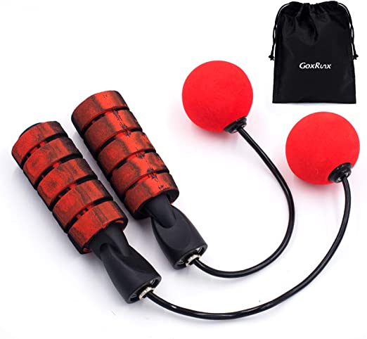 Photo 1 of Ropeless Jump Rope, Weighted Cordless Jump Rope for Fitness Workout, Adjustable Skipping Rope Jumping Rope for Women Men and Kids