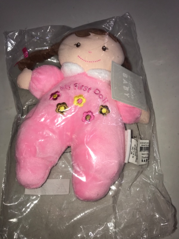 Photo 2 of love this product Pink 'My First Doll' Brown-Haired Plush Toy