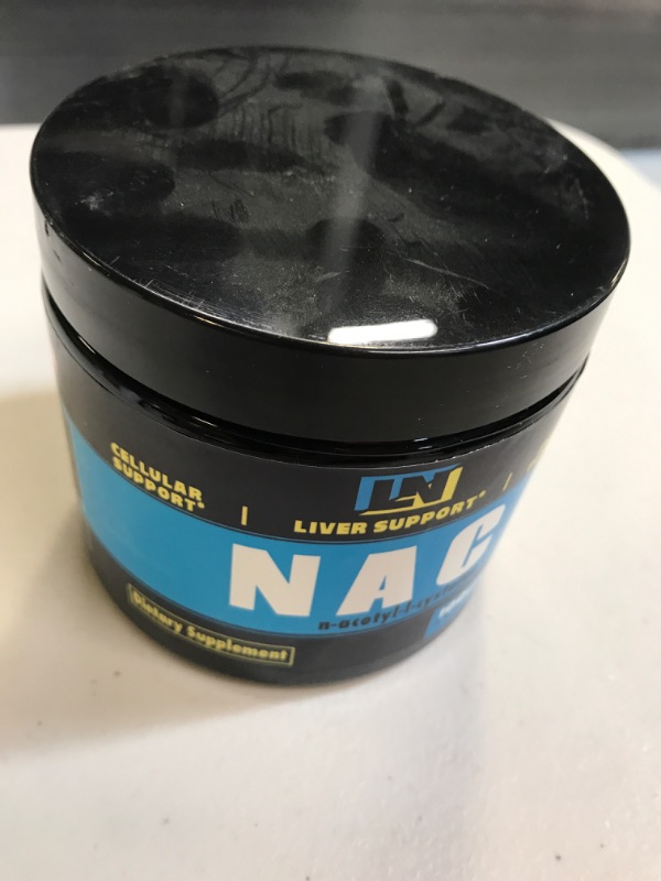 Photo 1 of Pure N-Acetyl L-Cysteine (NAC) Powder - Liver Health and Cellular Support, Bulk Supplements, NAC for Bodybuilding and General Wellness and Antioxidant Supports Glutathione, 3.5 Ounce BB 08/2024