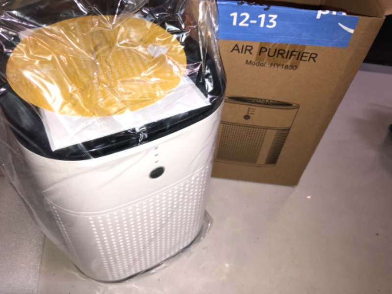 Photo 2 of  Air Purifiers for Bedroom, MORENTO Rooml Air Purifier HEPA Filter for Smoke, Allergies, Pet Dander Odor with Fragrance Sponge, Small Air Purifier MODEL : HY1800