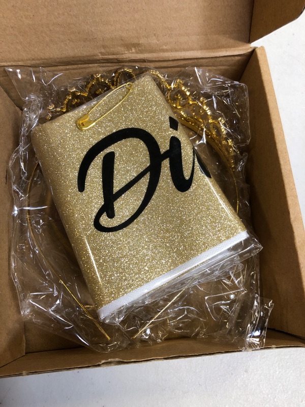 Photo 1 of 30th Birthday Sash & Tiara Set, Happy Birthday Decorations for Women, 30th Birthday Gifts for Her, Happy Dirty 30 Birthday crown, Supplies (Gold" Dirty Thirty")