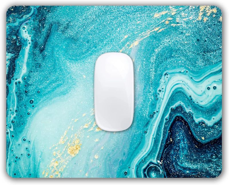 Photo 1 of Mouse Pad 8 x 10 Inch ,Teal Marble Design