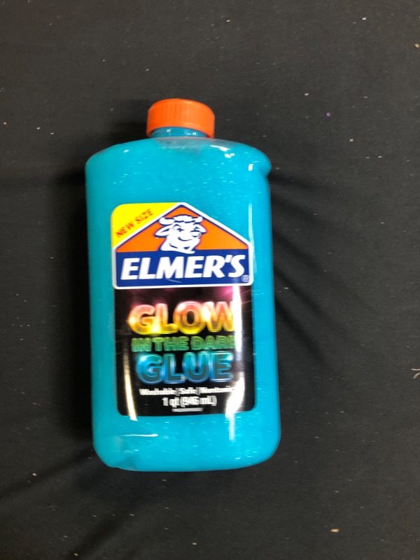 Photo 2 of Elmer’s® Glow-In-The-Dark Liquid Glue, 32 Oz, Blue