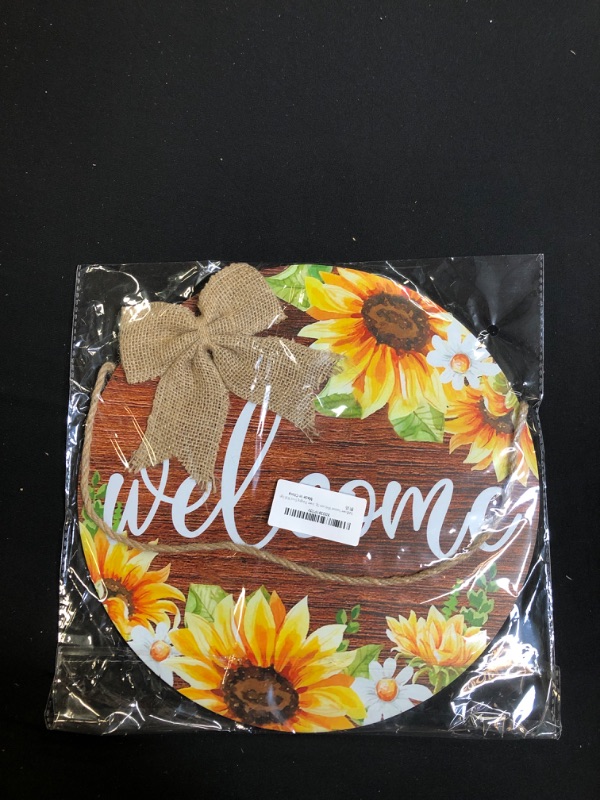 Photo 1 of Generic sunflower summer welcome sign front door hanger decor rustic