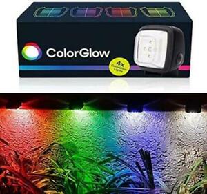 Photo 1 of Color Glow Solar Lights Waterproof Outdoor Solar Rainbow Lights (4 Lights)
