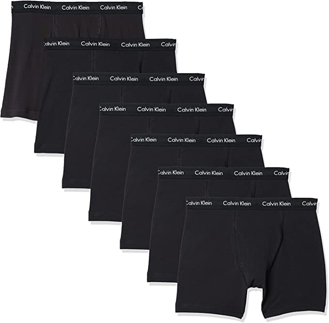 Photo 1 of Calvin Klein Men's Cotton Classics Megapack Boxer Brief 7 pack-----SIZE L----USED