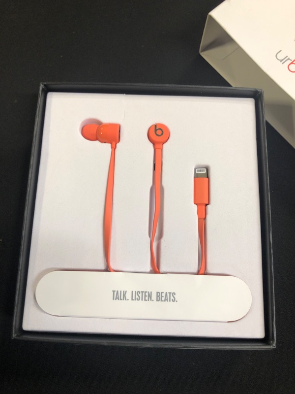 Photo 3 of Beats urBeats3 Wired Earphones - Coral (MUHV2LL/A) (Renewed)