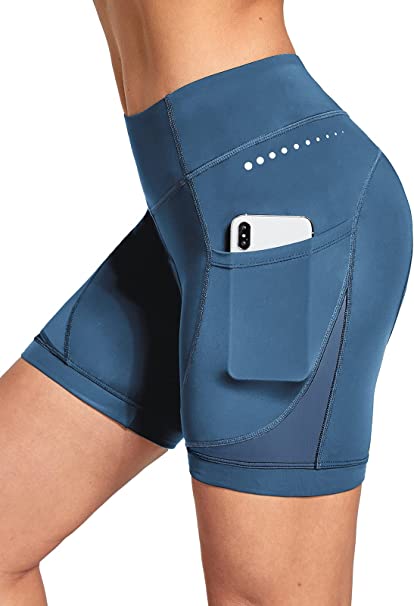 Photo 1 of BALEAF Women's 4D Padded Bike Shorts Cycling Tights Padding Pockets Spinning Bicycle Gel Cushion UPF50+ SIZE L 
