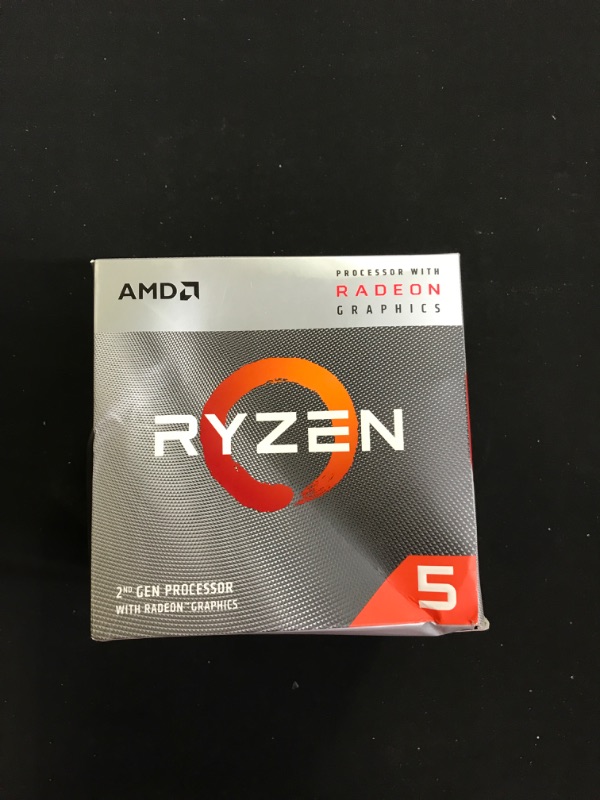 Photo 2 of AMD Ryzen 5 2nd Gen with Radeon Graphics - Ryzen 5 3400G Picasso (Zen+) Quad-Core 3.7 GHz Socket AM4 65W Desktop Processor AMD Radeon RX Vega 11-----FACTORY SEALED