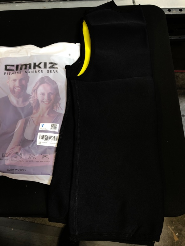 Photo 2 of Cimkiz Sauna Vest for Man Neoprene Sweat Vest Weight Lose Sweat