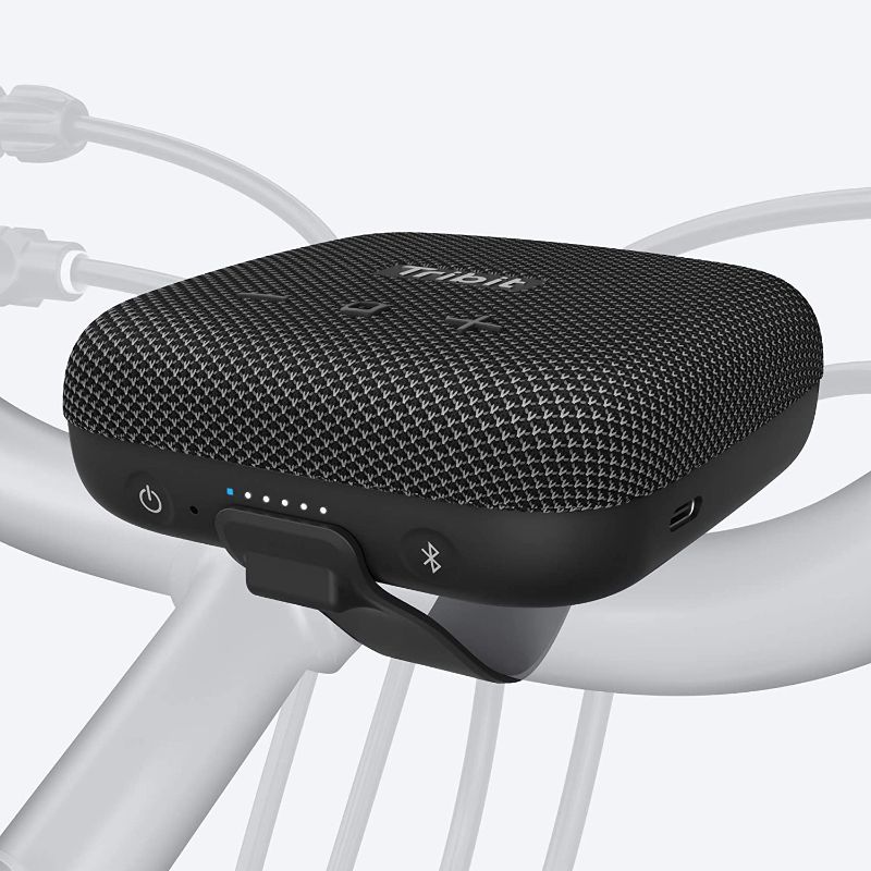 Photo 1 of Portable Speaker, Tribit StormBox Micro Bluetooth Speaker, IP67 Waterproof & Dustproof Outdoor Speaker, Bike Speakers with Loud Sound, Advanced TI Amplifier, Built-in XBass, 100ft Bluetooth Range
