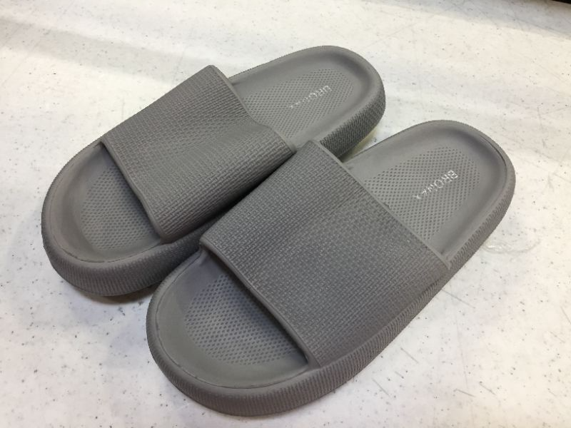 Photo 2 of BRONAX Cloud Slippers for Women and Men | Pillow Slippers Bathroom Sandals | Extremely Comfy | Cushioned Thick Sole---women size 9-10--mesn size 7.8/8.5
