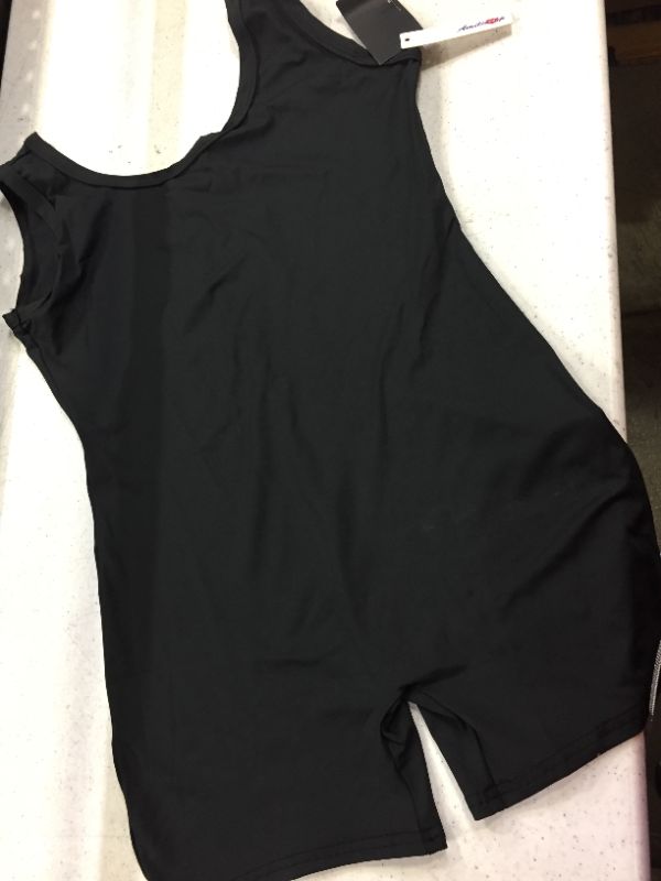 Photo 2 of Amilia Sexy Sleeveless Tank Tops Short Romper Sports Jumpsuit Bodysuit One Piece Short Catsuit---size XL