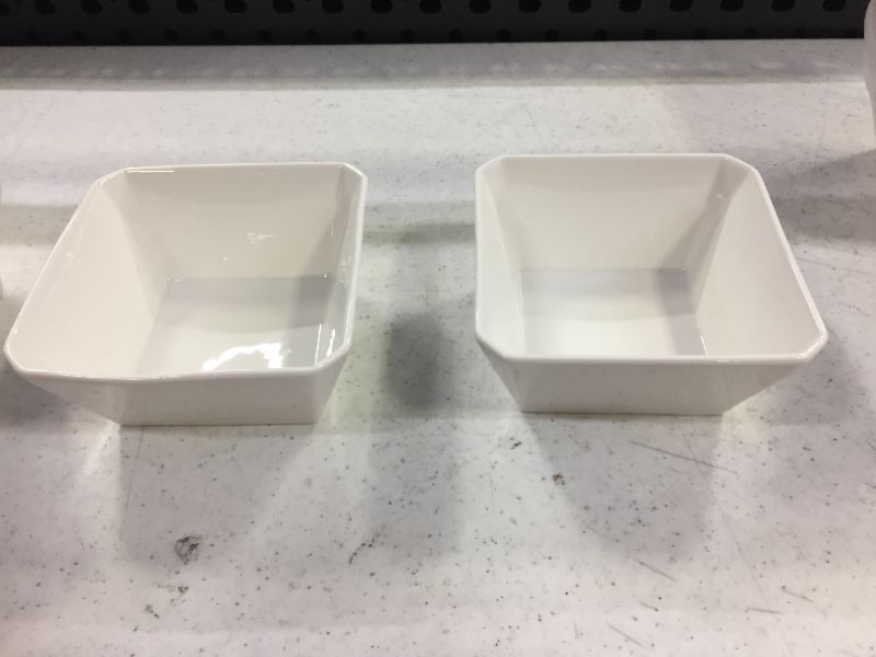 Photo 1 of 2 pack 5 1/2  in square bowls 