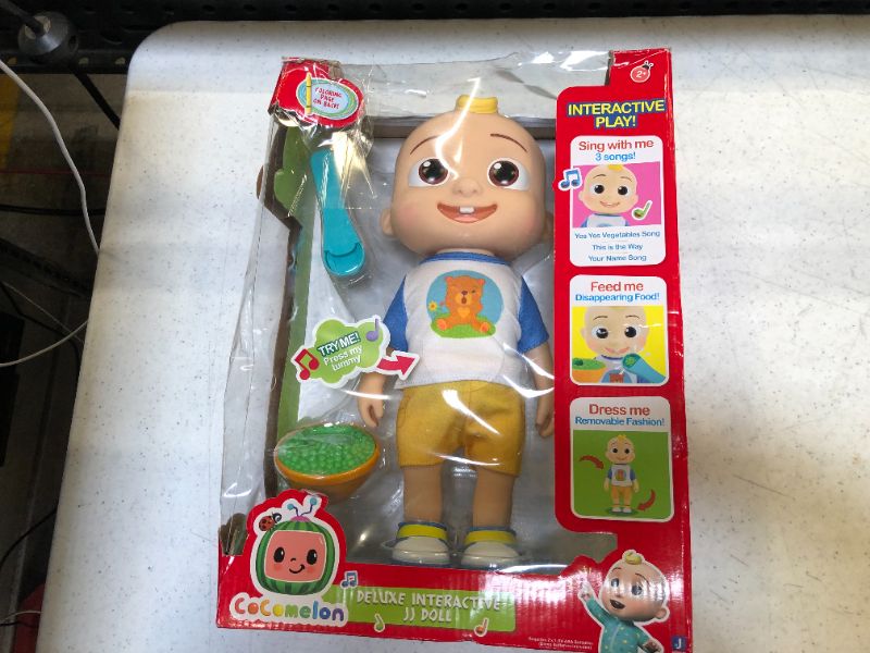 Photo 2 of CoComelon Official Deluxe Interactive JJ Doll with Sounds
