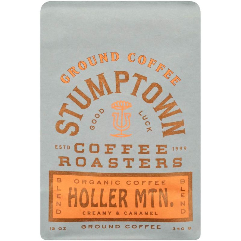 Photo 1 of Stumptown Coffee Roasters, Organic Medium Roast Ground Coffee - Holler Mountain 12 Ounce Bag, Flavor Notes of Citrus Zest, Caramel and Hazelnut EXP 09/06/2022
