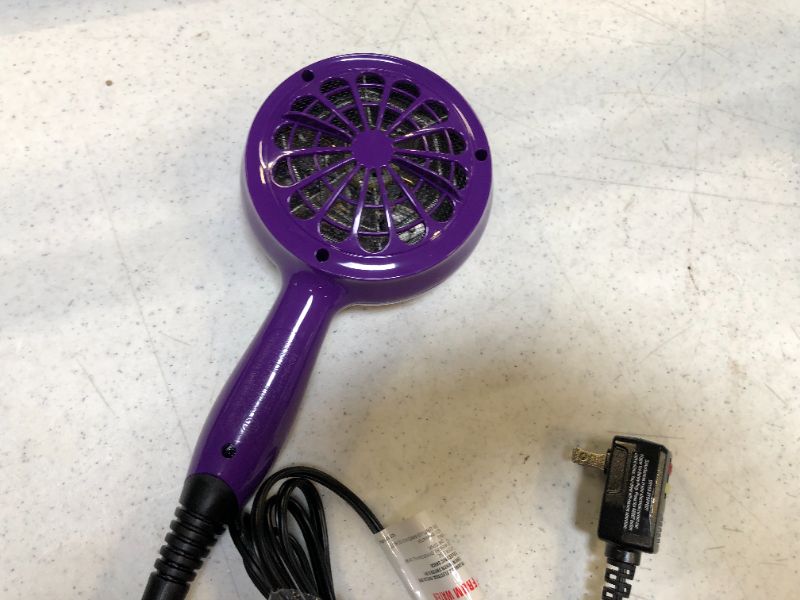 Photo 3 of Bed Head Curls in Check 1875 Watt Diffuser Hair Dryer, Purple, 1 Count (Pack of 1)
