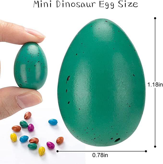 Photo 2 of  24 Pcs Dinosaur Eggs Dino Egg Toys Grow In Water Hatching Crack Magic Hatching Growing Dinosaur Eggs Jurassic Dinosaur Party Favors Novelty Toy For Kids Toddlers Boys Girls
