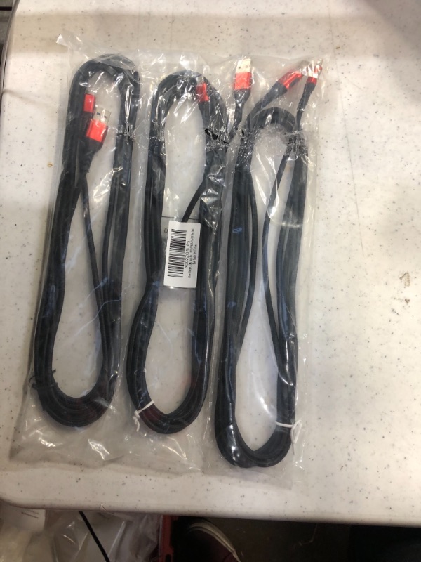 Photo 1 of iPhone Charger, [MFi Certified]3Pack 10FT USB A Cable for Long Charger Cable, Fast iPhone Charging Cord Compatible with with iPhone Xs Max/XS/XR/X/8/7/6S/6/Plus/SE/iPad(Red)
