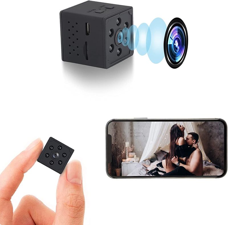 Photo 1 of Spy Camera Mini WiFi Hidden Camera Small Nanny Cam 1080P Wireless Portable Indoor Outdoor Home Security Cameras with Phone App, Motion Detection, Night Vision,Small Cam 2022 Upgrade
