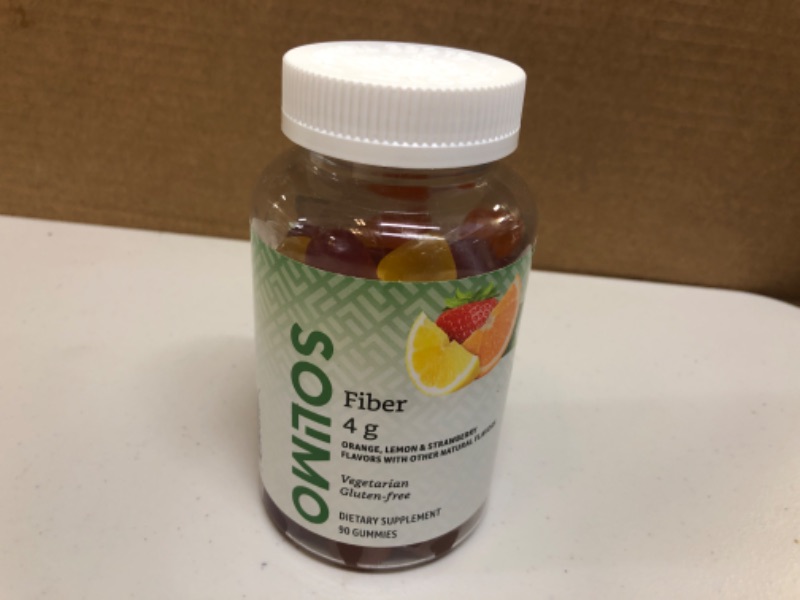 Photo 2 of Amazon Brand - Solimo Fiber 4g - Digestive Health--exp 12/2023