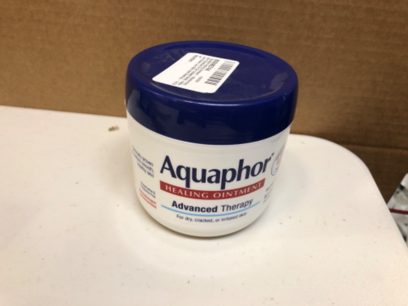 Photo 2 of Aquaphor Healing Ointment Advanced Therapy Skin Protectant, Dry Skin Body Moisturizer, 14 Oz Jar
