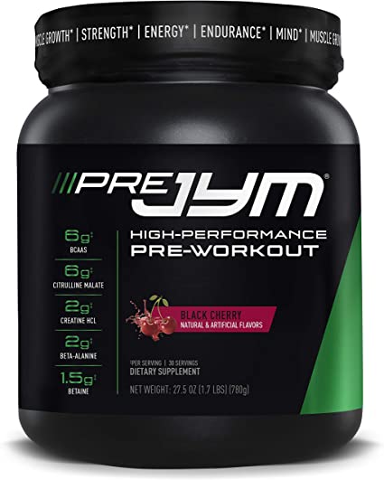 Photo 1 of JYM Supplement Science, Pre JYM Pre Workout Powder, Black Cherry, 30 Servings---exp date 12-2022