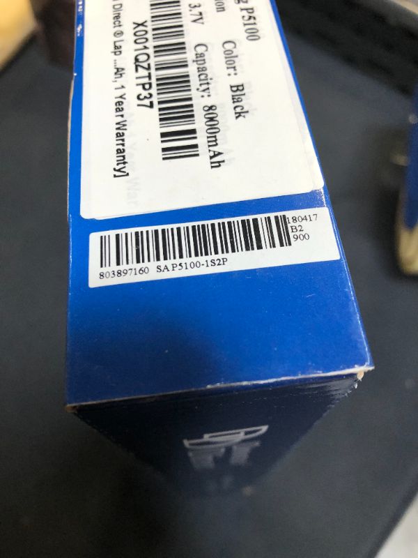 Photo 5 of Downton Direct 8000mAh Battery for SAMSUNG GT-P5100 GT-P5110 GT-P7500 GT-P7510 GT-N8000 GT-N8010, Galaxy Tab 2 10.1", SP4960C3A.[3.7V 8000mAh, 1 Year Warranty]
