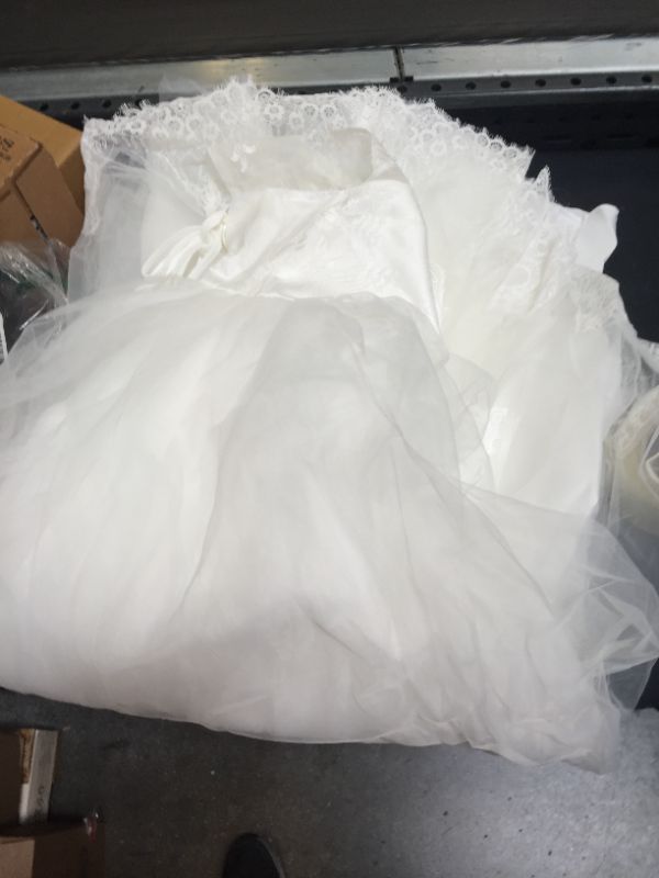 Photo 1 of Abaowedding Ball Gown Lace Up First Flower Communion Girl Dresses sz 12-13Y