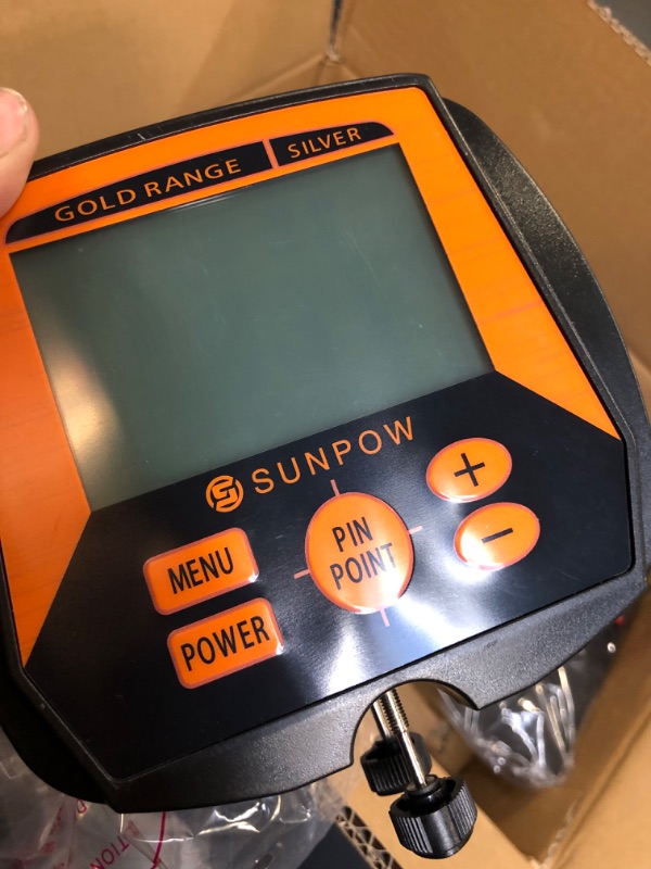 Photo 4 of SUNPOW Metal Detector for Adults, Professional Waterproof Adjustable High Accuracy Metal Detector, 10'' Detection Depth, Pinpoint & Disc & Notch & All Metal 4 Modes, Strong Anti-Interference-GC-1083 
