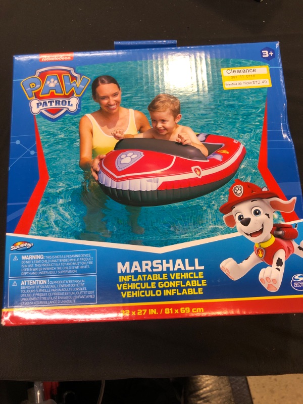 Photo 2 of 
Swimways Inflatable Rescue Boat - Marshall