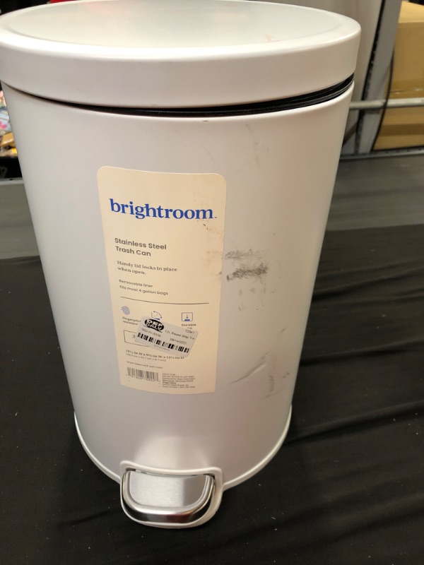 Photo 3 of 12L Round Step Trash Can - Brightroom™