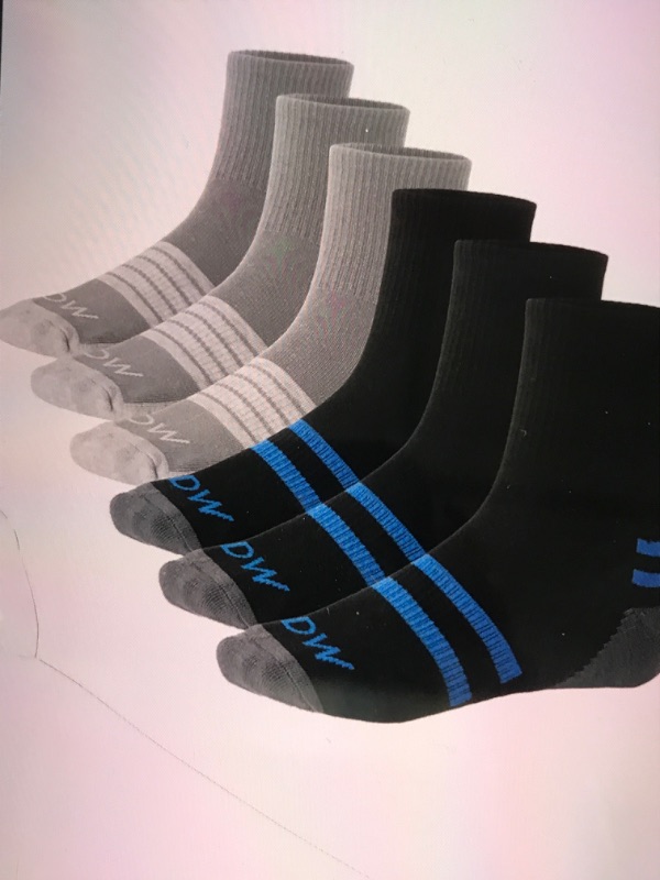 Photo 1 of 6 PAIR RUNNING SOCKS UNISEX SIZE M 