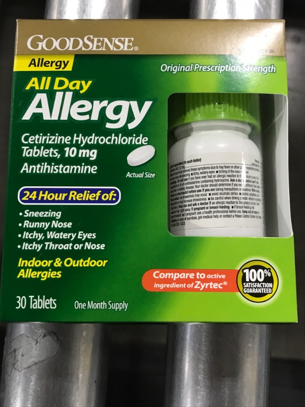 Photo 2 of  best by 12/2022 GoodSense All Day Allergy Relief
