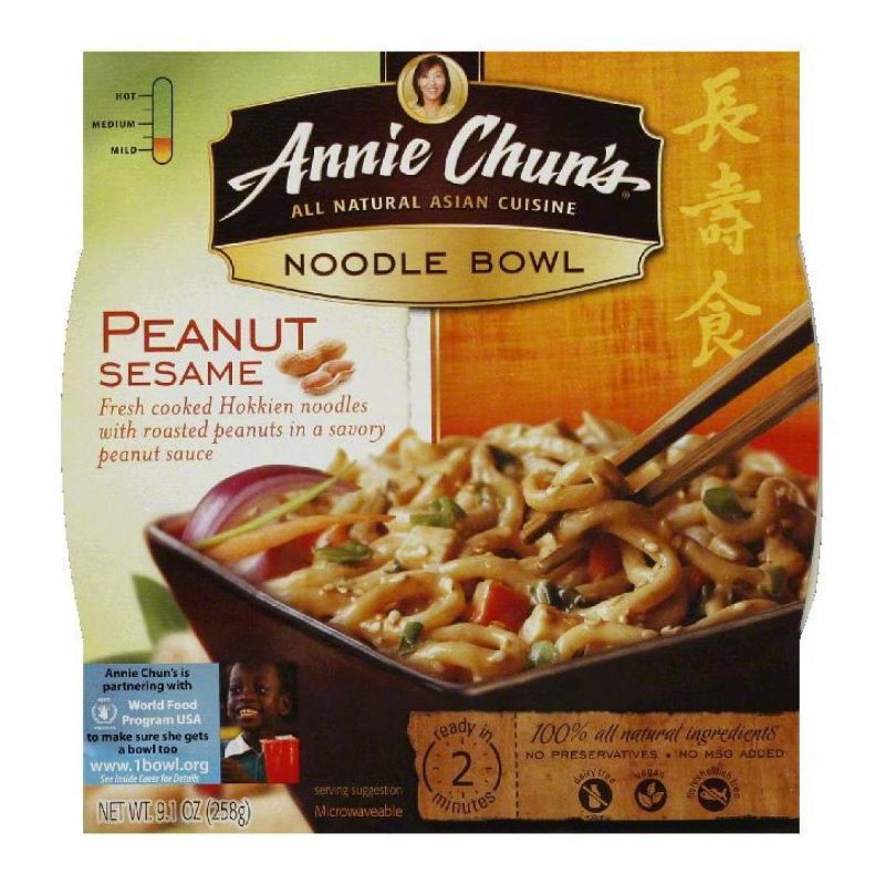 Photo 1 of 6 PACK Annie Chun's Noodle Bowl Peanut Sesame 8.7 Oz
EXP : 05/08/2023