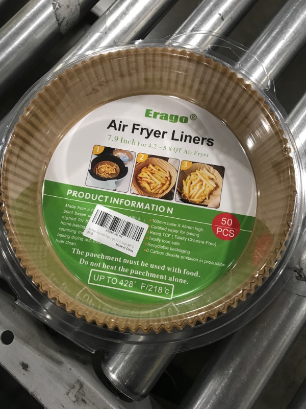 Photo 1 of 50 PC ERAGO AIR FRYER LINERS 